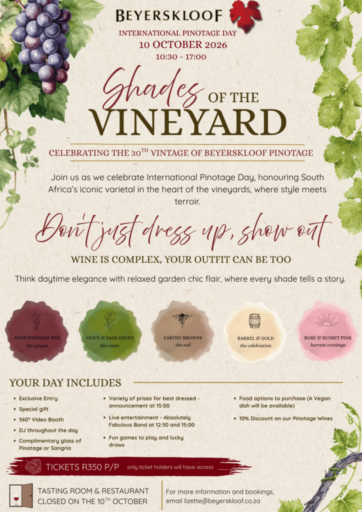 SHADES OF THE VINEYARD | Beyerskloof Wine Estate